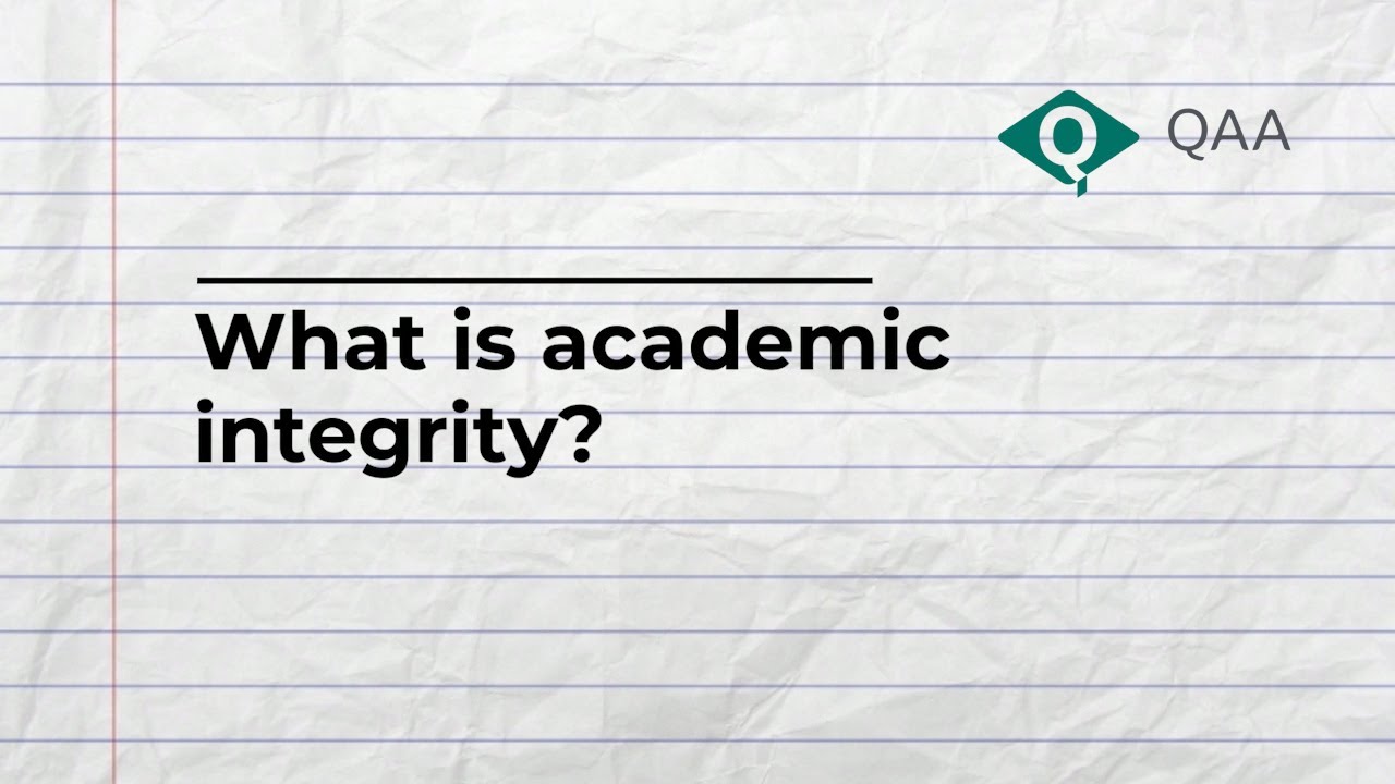 What is academic integrity?