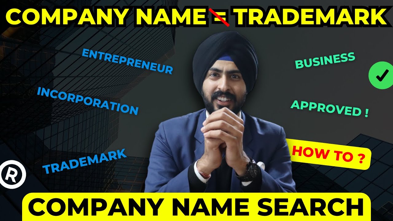 What is Company Name Search | Difference Between Company Name and Trademark in Hindi : Not Equal 🤔 |