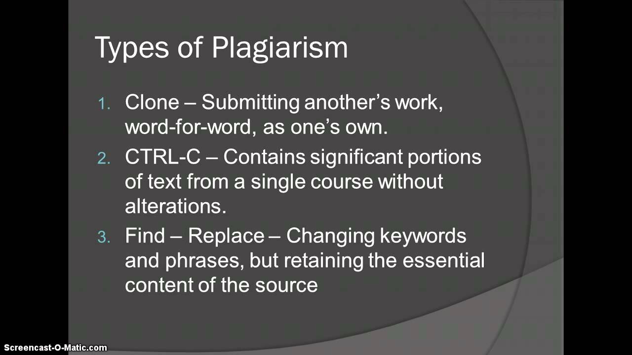 Plagiarism in Journalism
