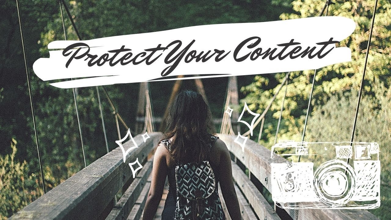 How to Protect Your Content on YouTube Instagram Facebook Content Creator Step by step Guide
