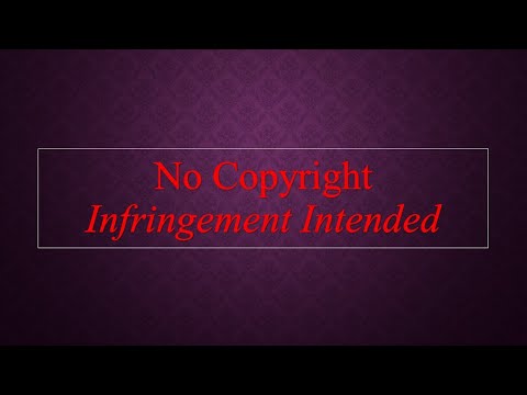 "No Copyright Infringement Intended" Meaning. [What Why How]