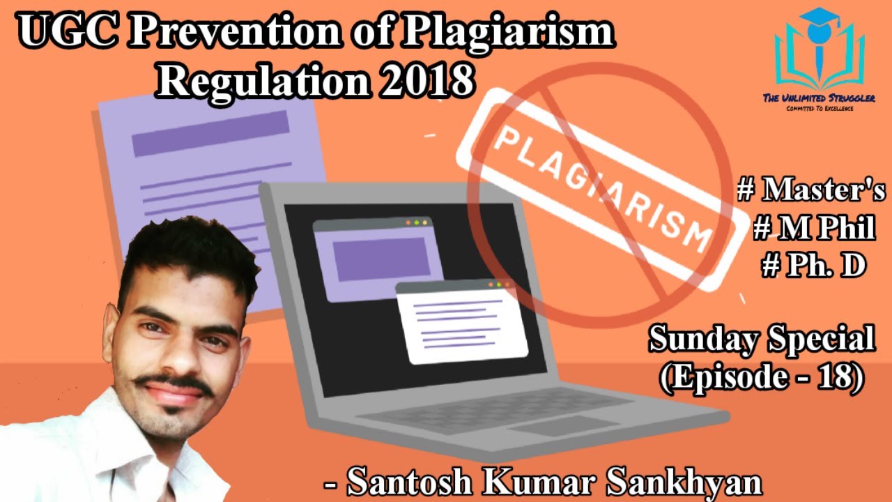UGC Prevention of Plagiarism Regulation 2018|Sunday Special|Episode-18|UGC|Ph D|M Phil | Master's