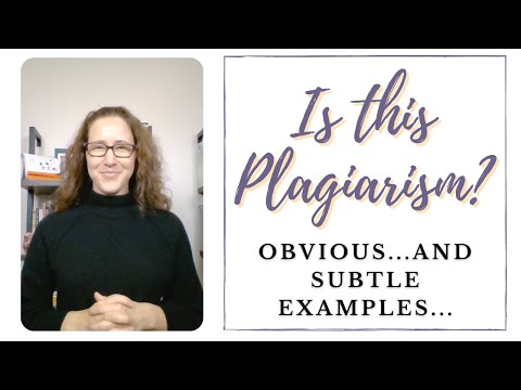 Teaching Students About Plagiarism (with examples for student writers)