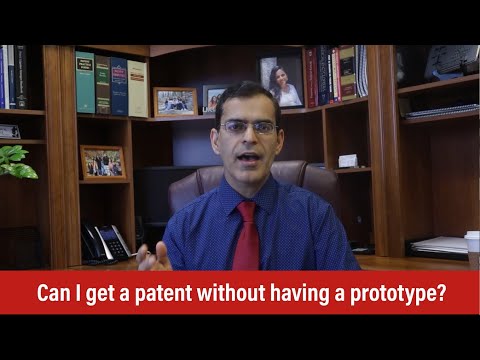 Can I File for a Patent without having a Prototype?