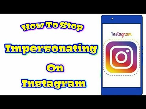 What can I do if someone is impersonating me on Instagram