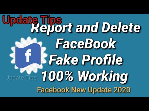 How To Report And Delete Fake Profile In Facebook | Update Tips