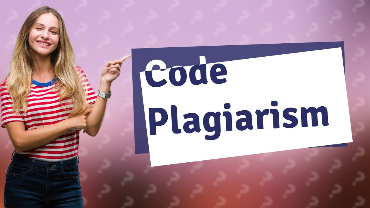 Can you get plagiarism for code?