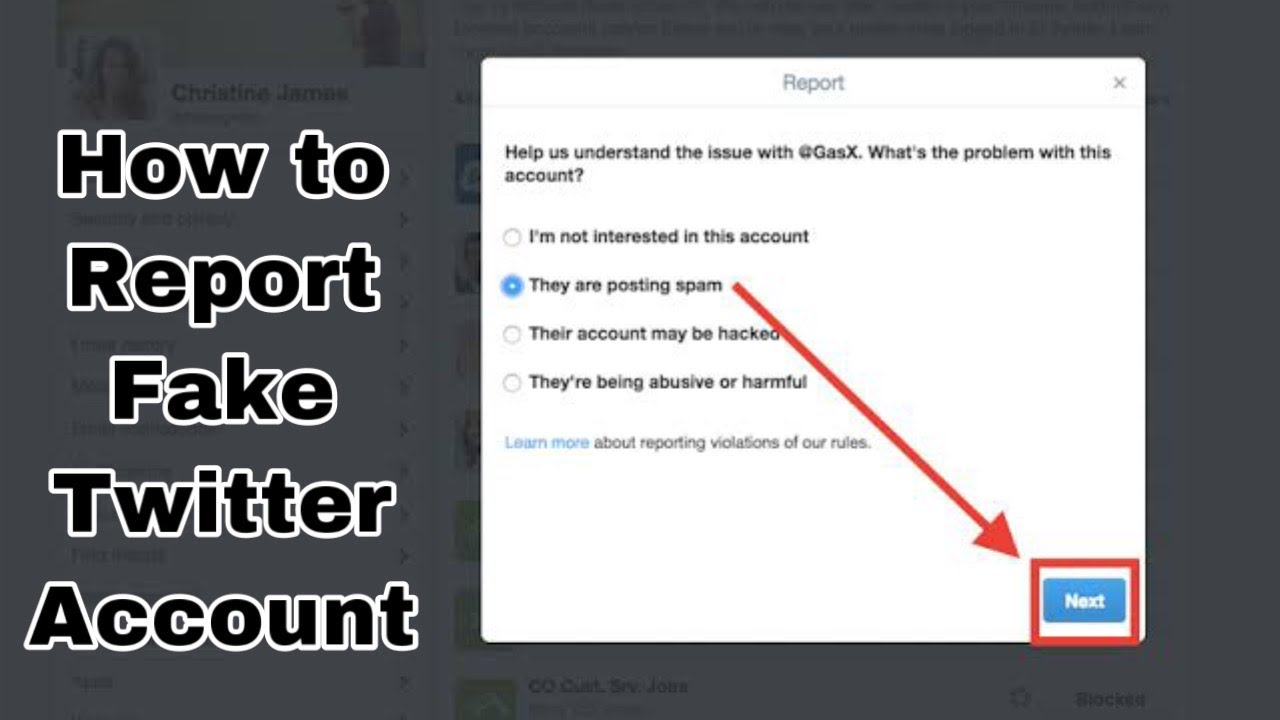 How to Report Fake Twitter Account - how to report to fake twitter account
