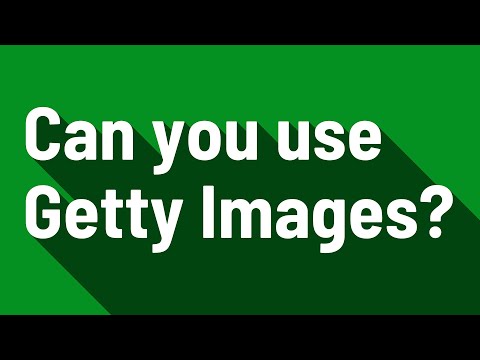 Can you use Getty Images?