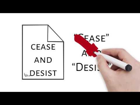 What to do upon receiving a cease and desist letter