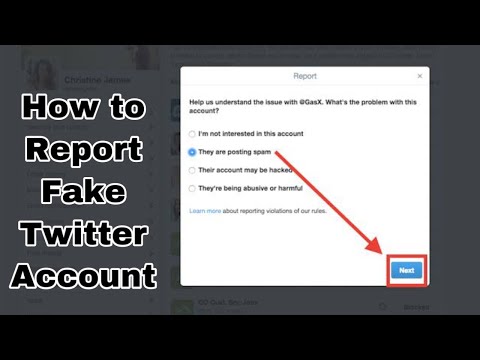 How to Report Fake Twitter Account - how to report to fake twitter account