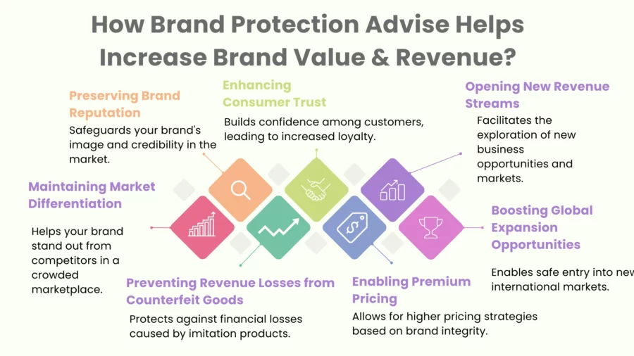 how brand protection advise helps increase brand value and revenue