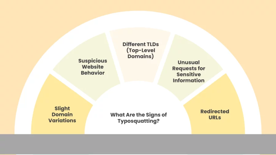 what are the signs of typosquatting